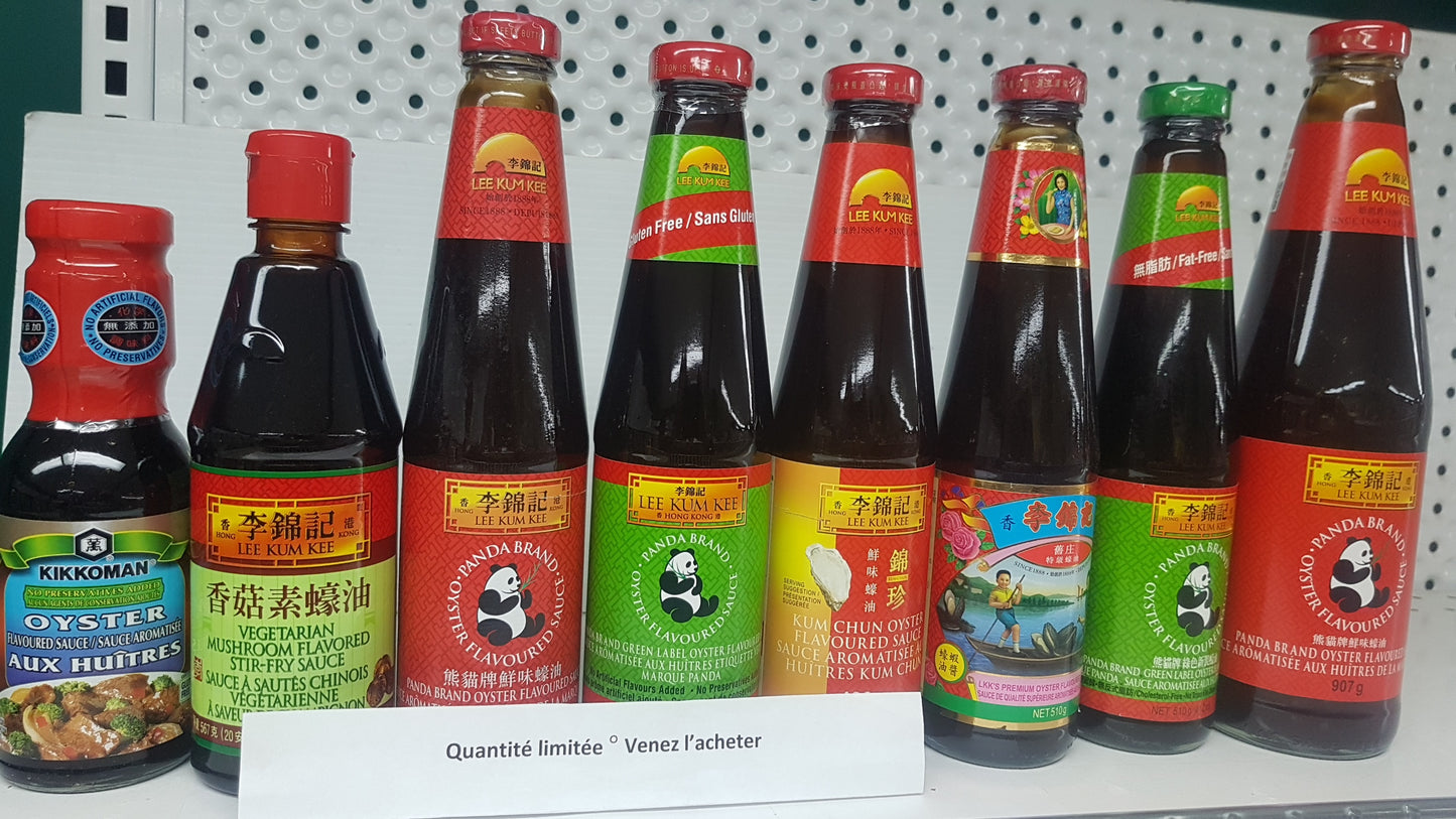 . sauce aux huitres