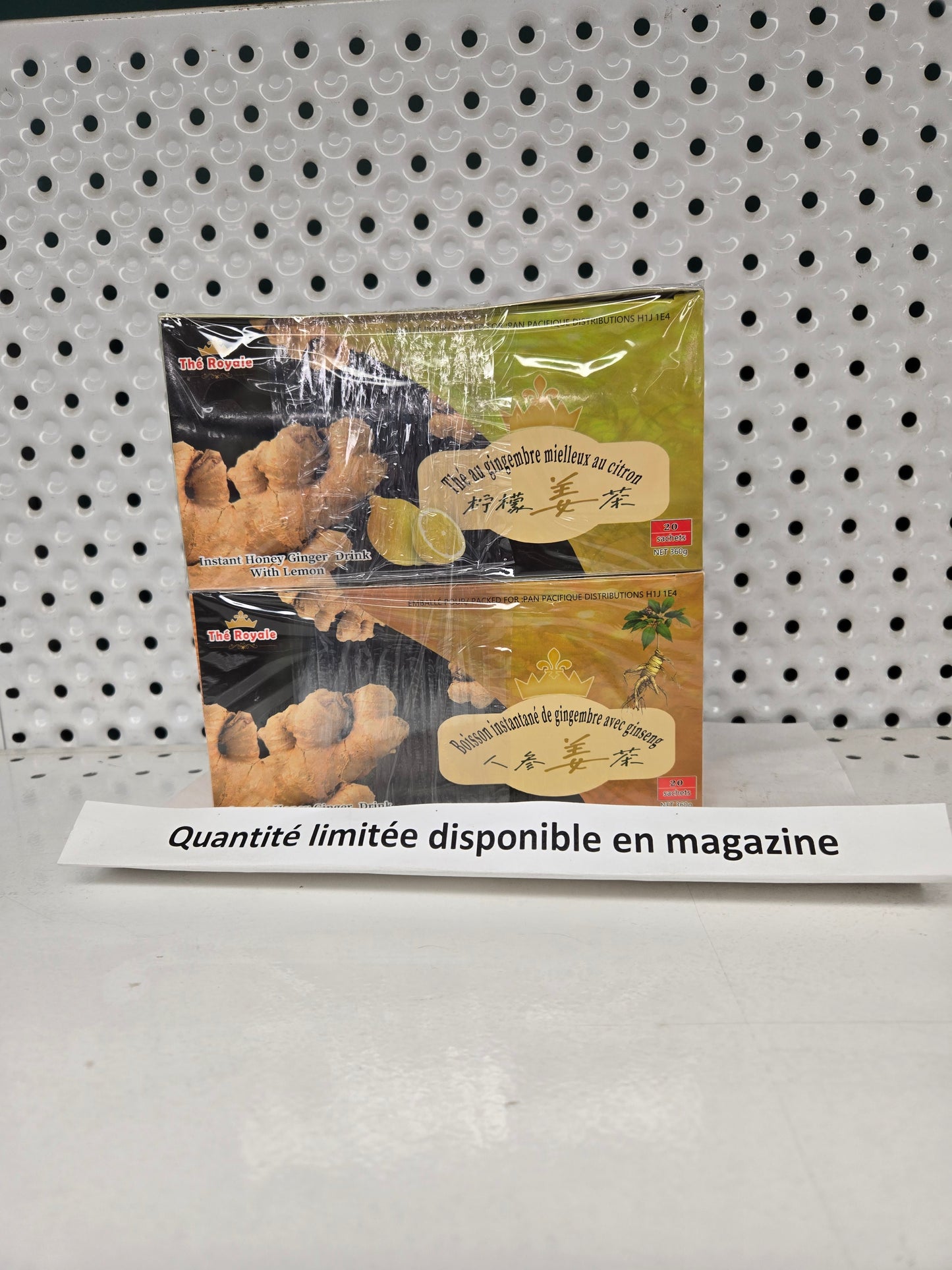 Boisson inst. au gingembre au .. 2 pour 1