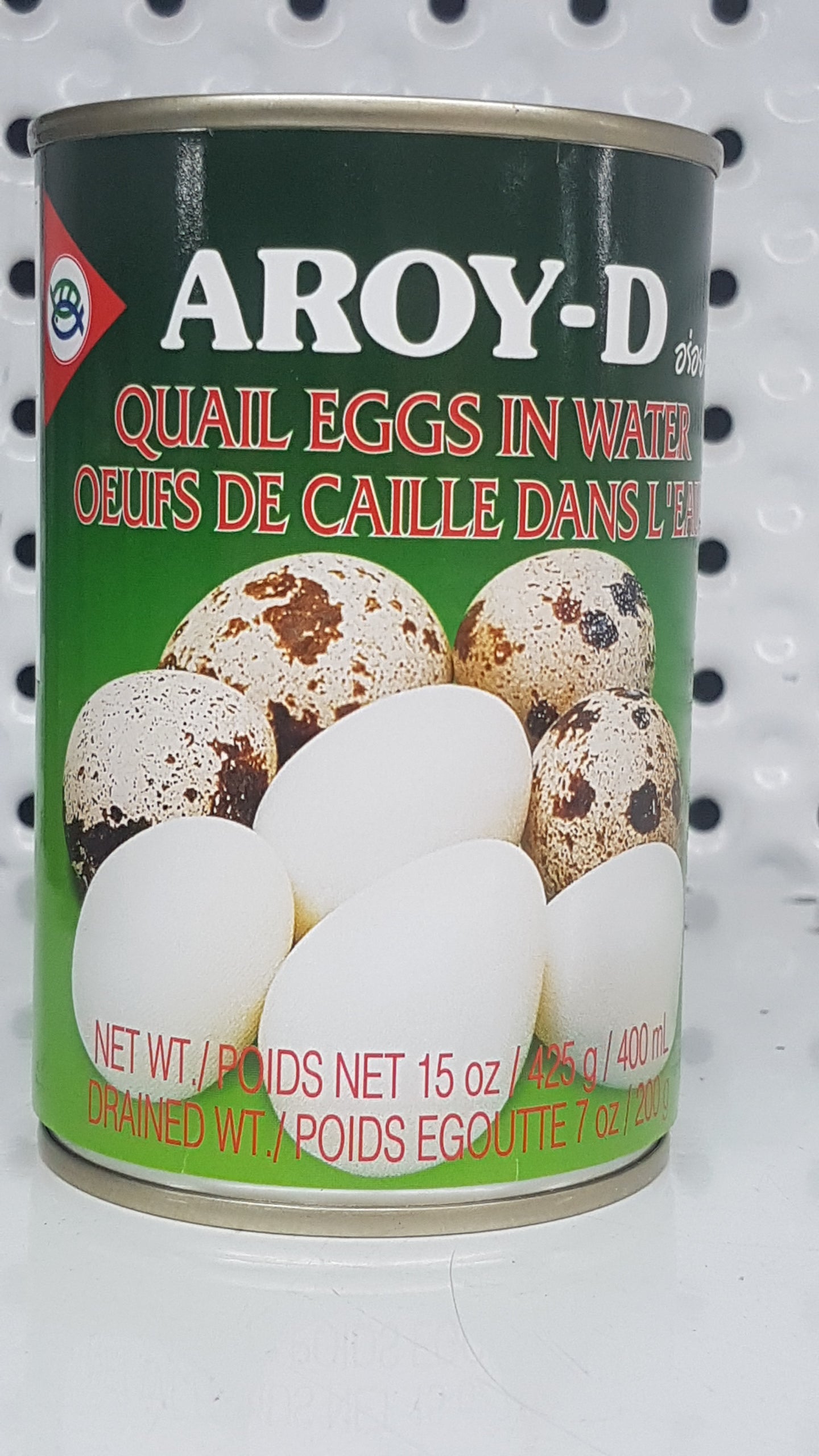 Aroy-D Oeufs de Caille dans l'eau 425g