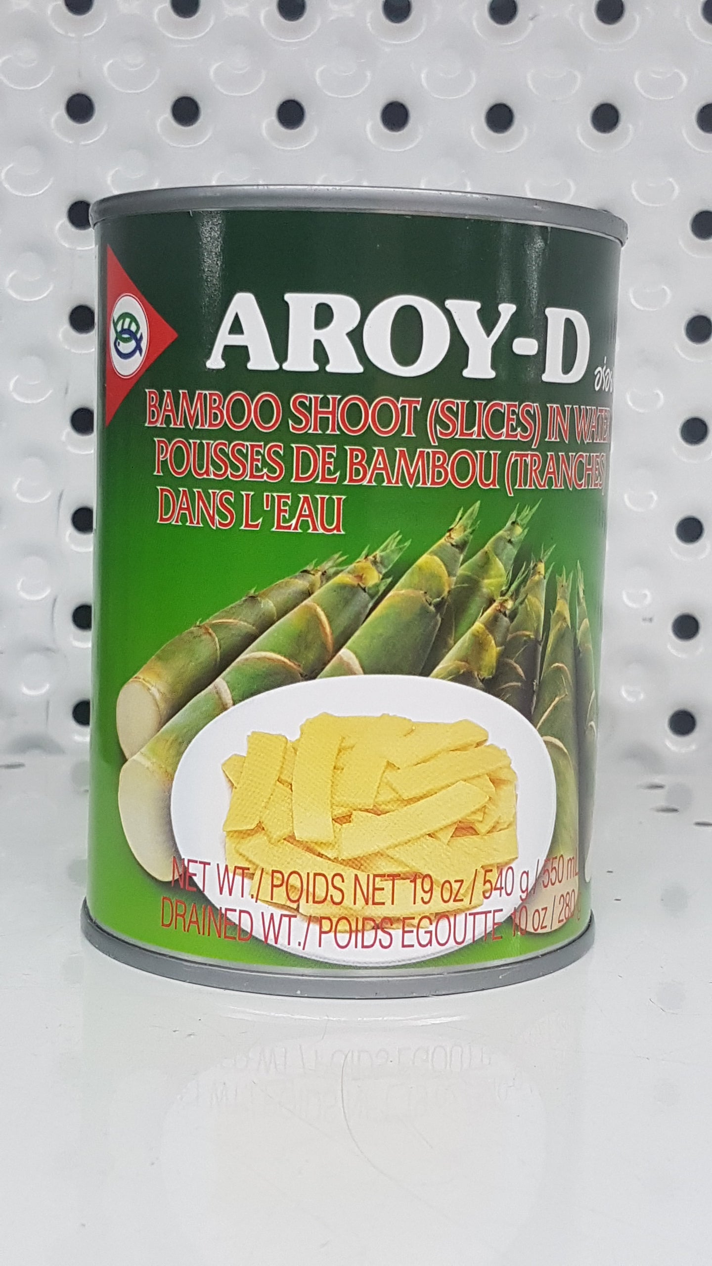 Aroy-d Pousses Bamboo en tranche dans l'eau 540g