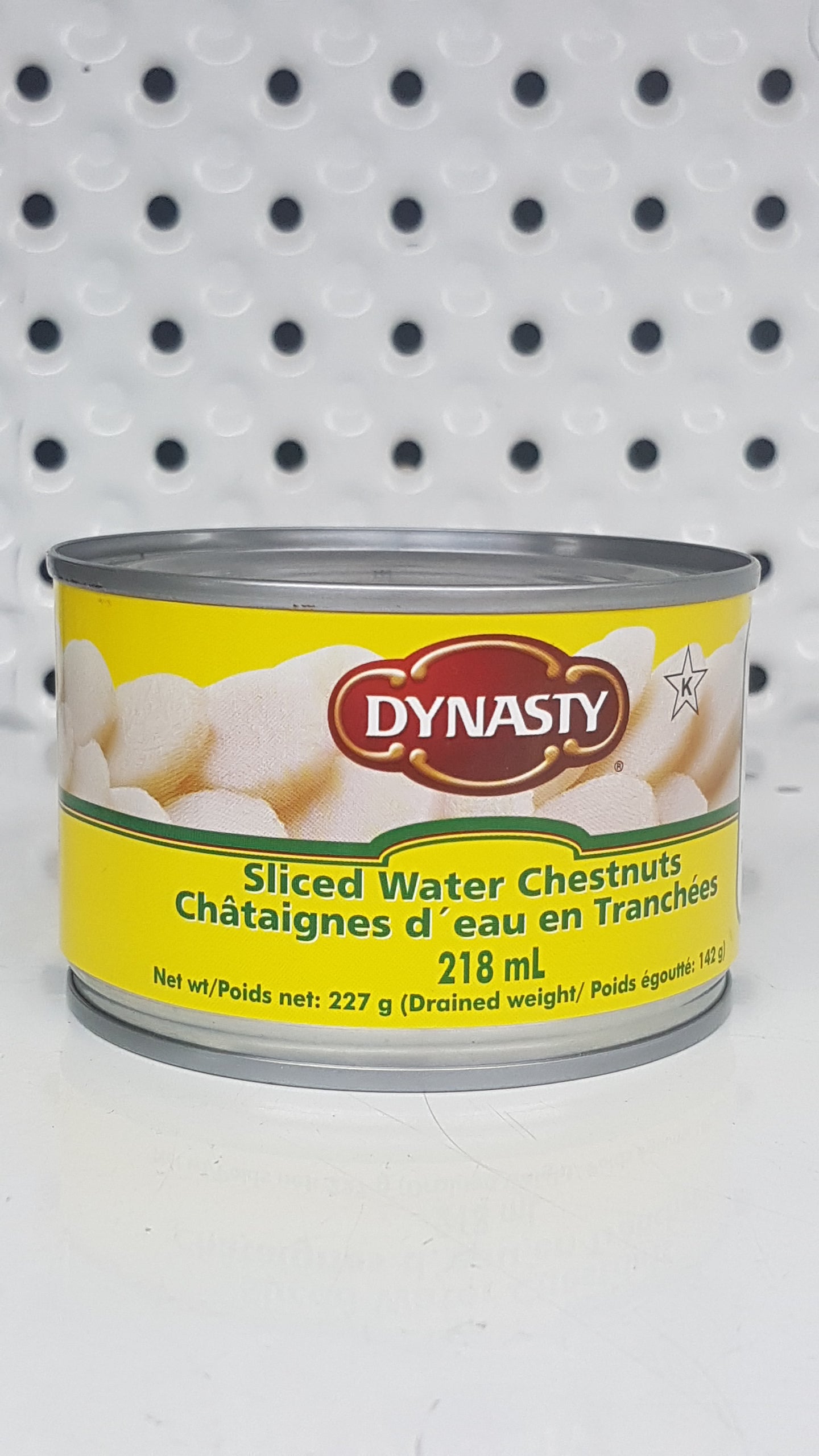 Dynasty Châtaignes d'eau en tranché 227g