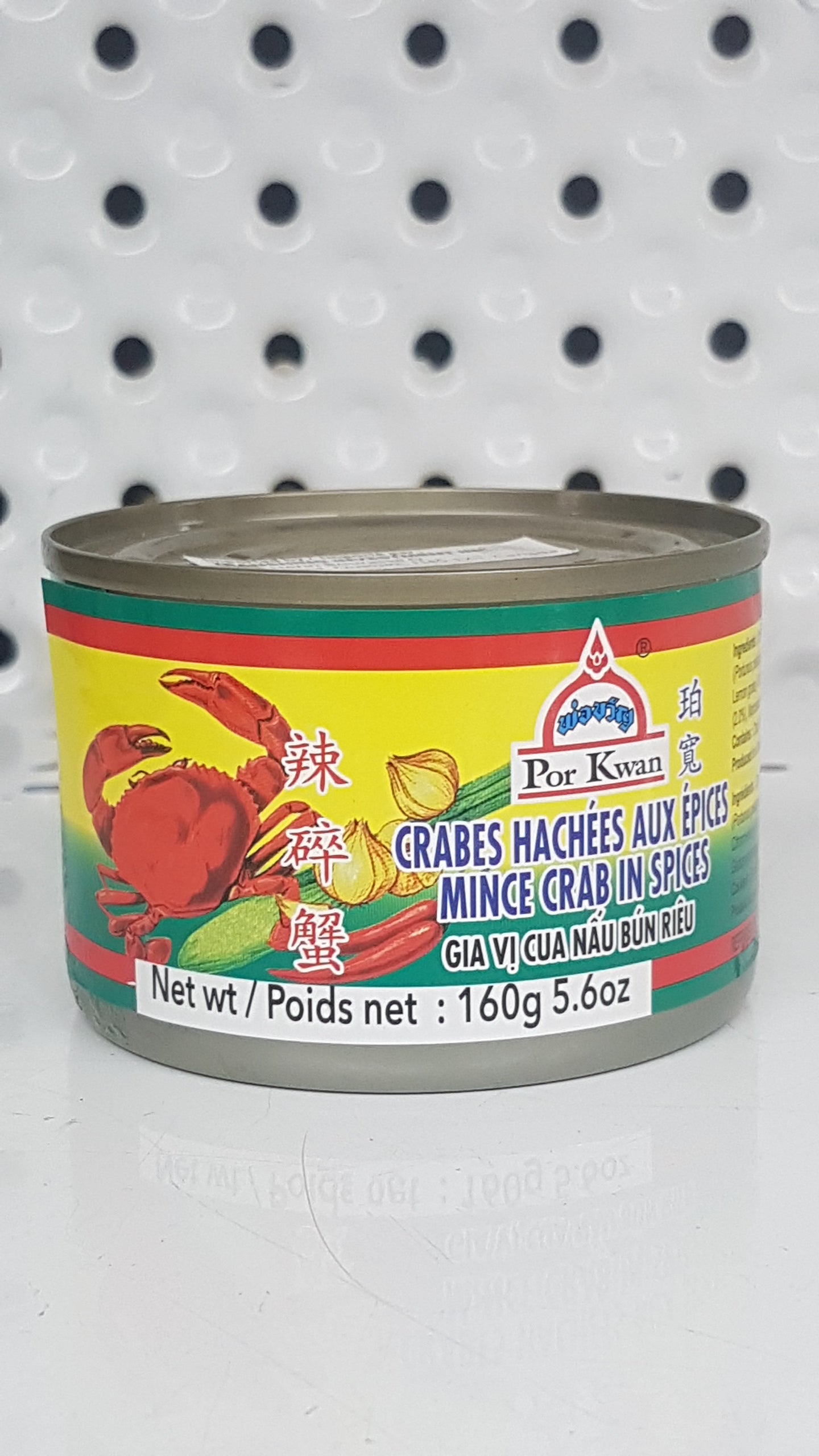 PorKwan Crabes hachées aux épices 160g
