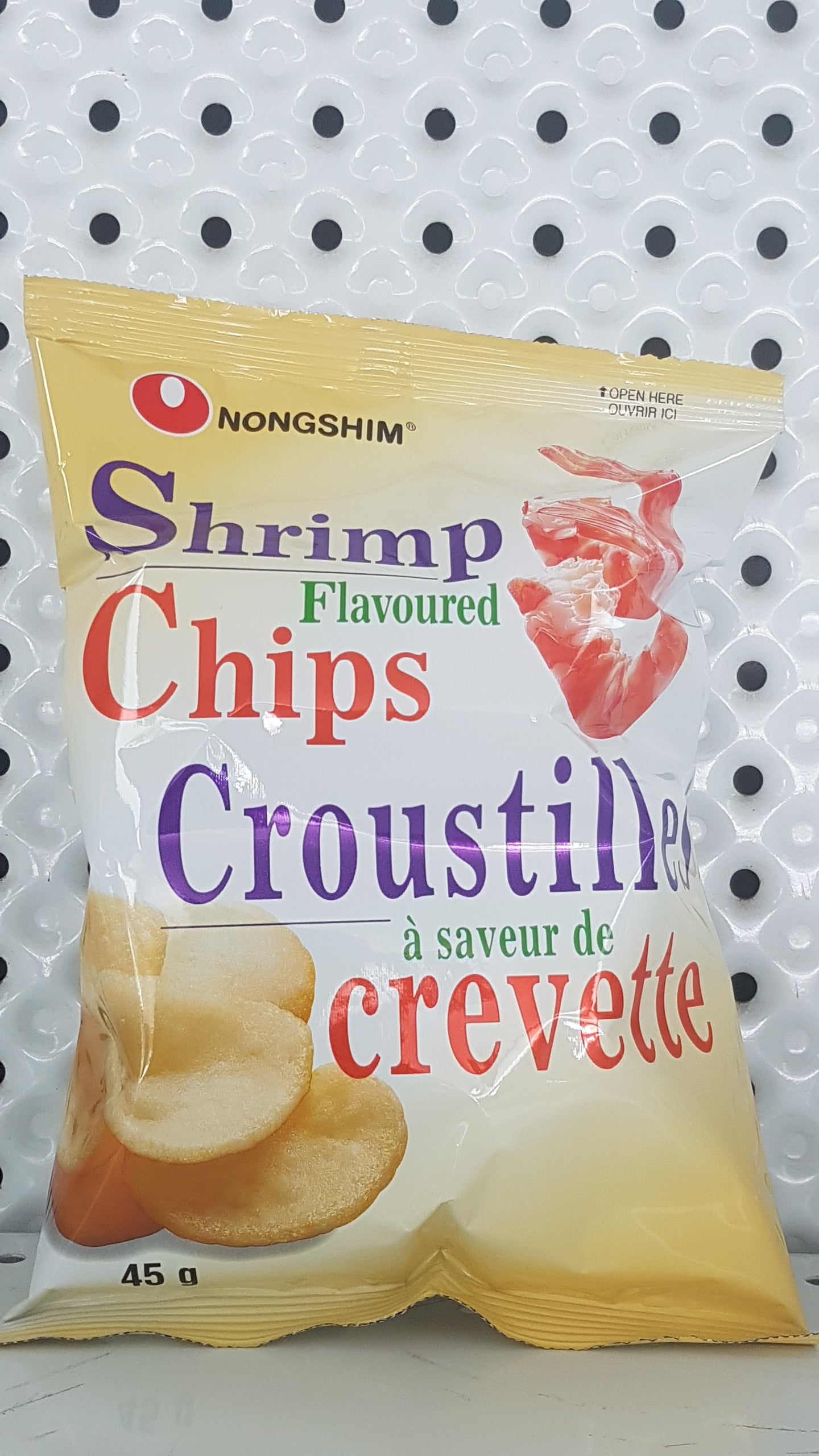 NS Chips à saveur Crevette 45g