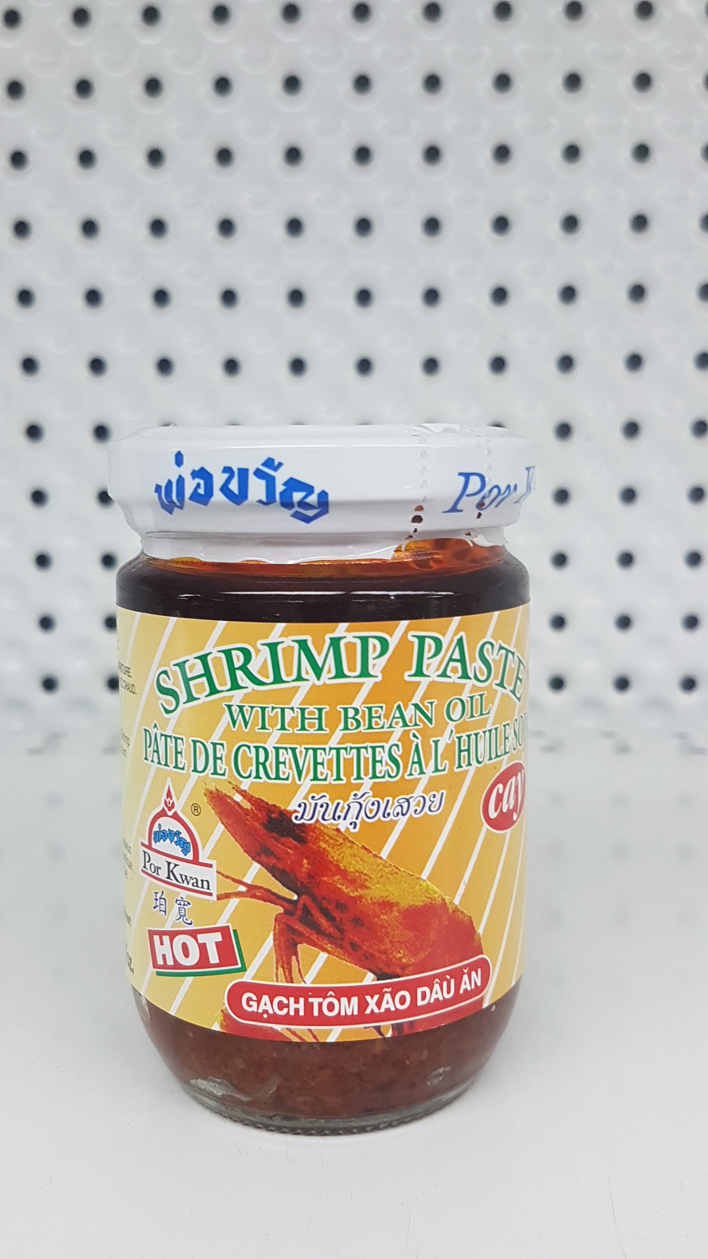 PorKwan Pâte Crevettes à l'huile soja HOT 200g