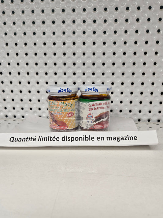 Pâte Crevettes+Crabs  2 pour 1