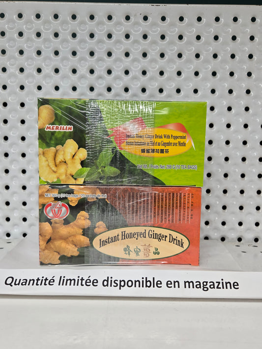 Boisson instantanée au gingembre au .    2 pour 1