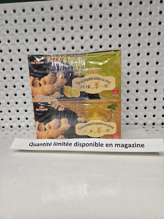 Boisson inst. au gingembre au ..  2 pour 1