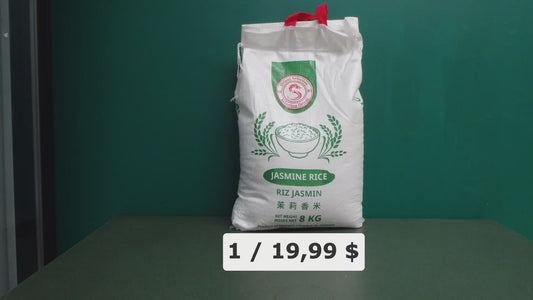 Riz Jasmin Vietnamien 2 x 8kg  -- Économie Multiple --