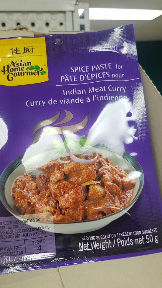 AHG Pâte d'épices pour Curry de viande à l'indienne  50g