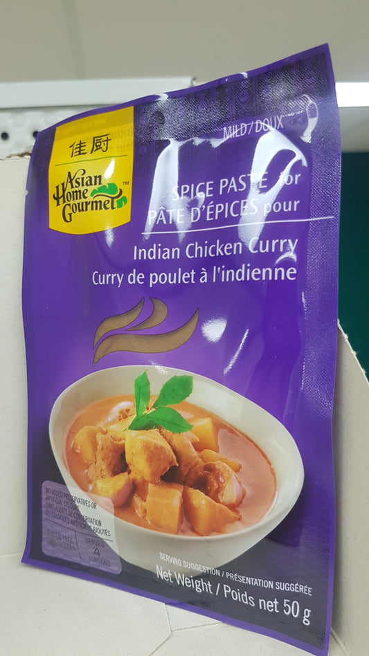 AHG Pâte d'épices pour curry de poulet à l'indienne  50g