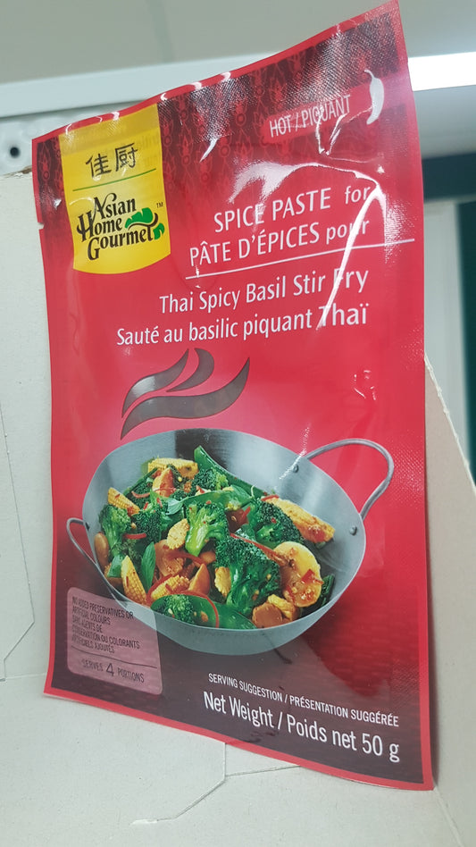 AHG Pâte d'épices pour sauté au basilic piquant THAI  50g