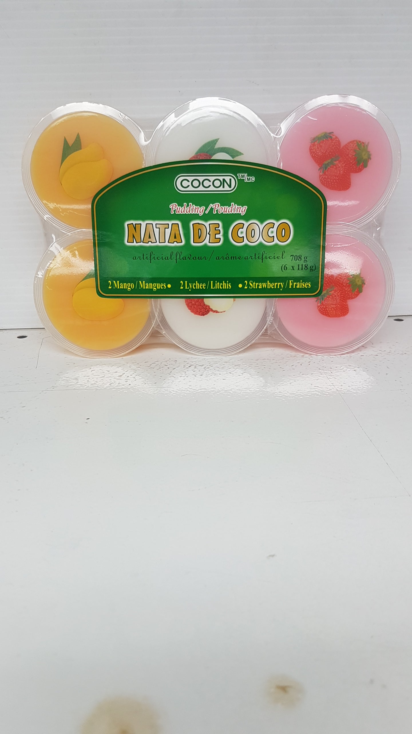 Cocon Pudding Fruits avec Lychee