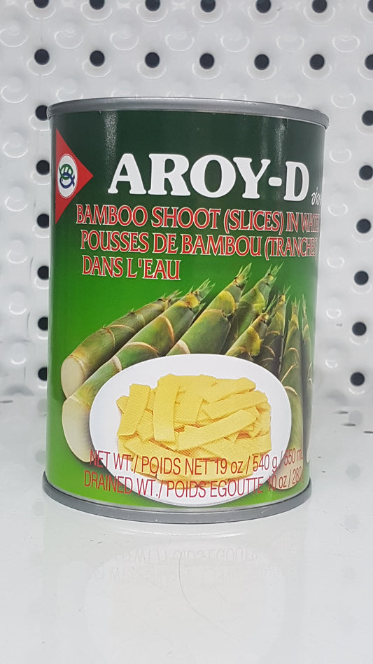 Aroy-d Pousses Bamboo en tranche dans l'eau 540g
