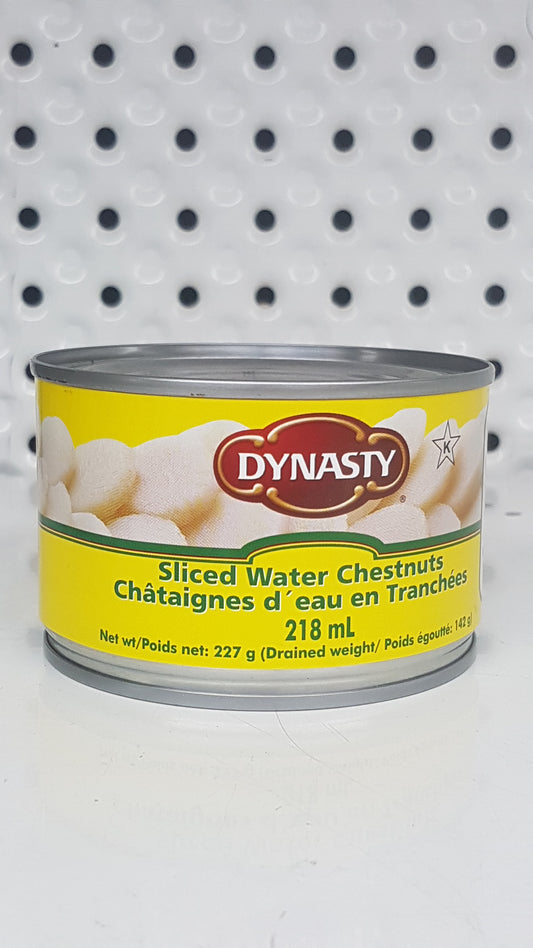 Dynasty Châtaignes d'eau en tranché 227g