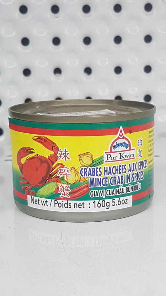 PorKwan Crabes hachées aux épices 160g