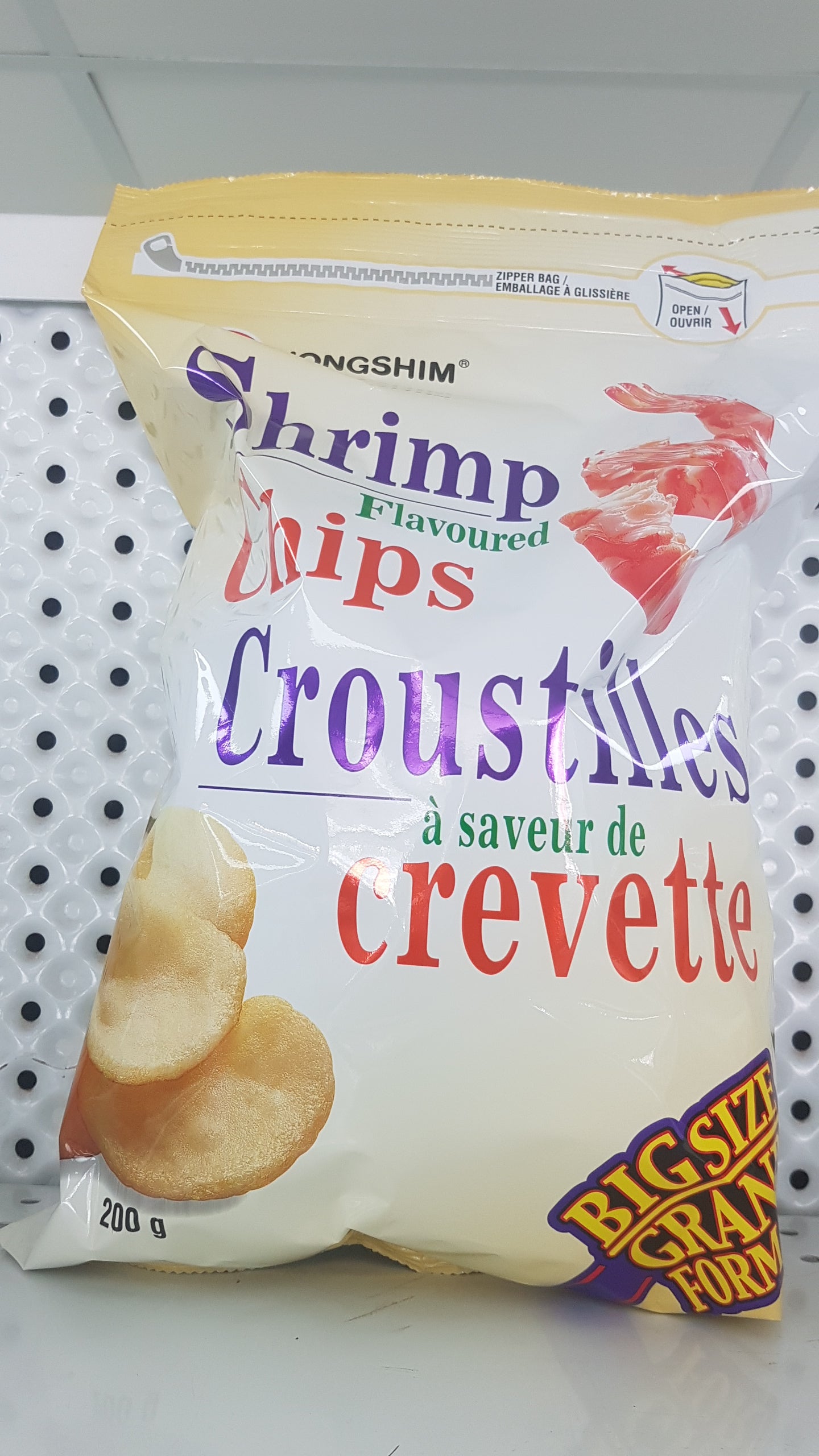 NS Chips à saveur  Crevette 200g