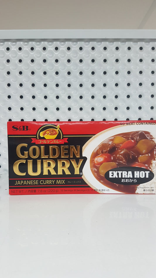 S&B Golden curry extra fort 220g